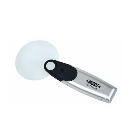 Magnifier With Illumination, 2X/6X